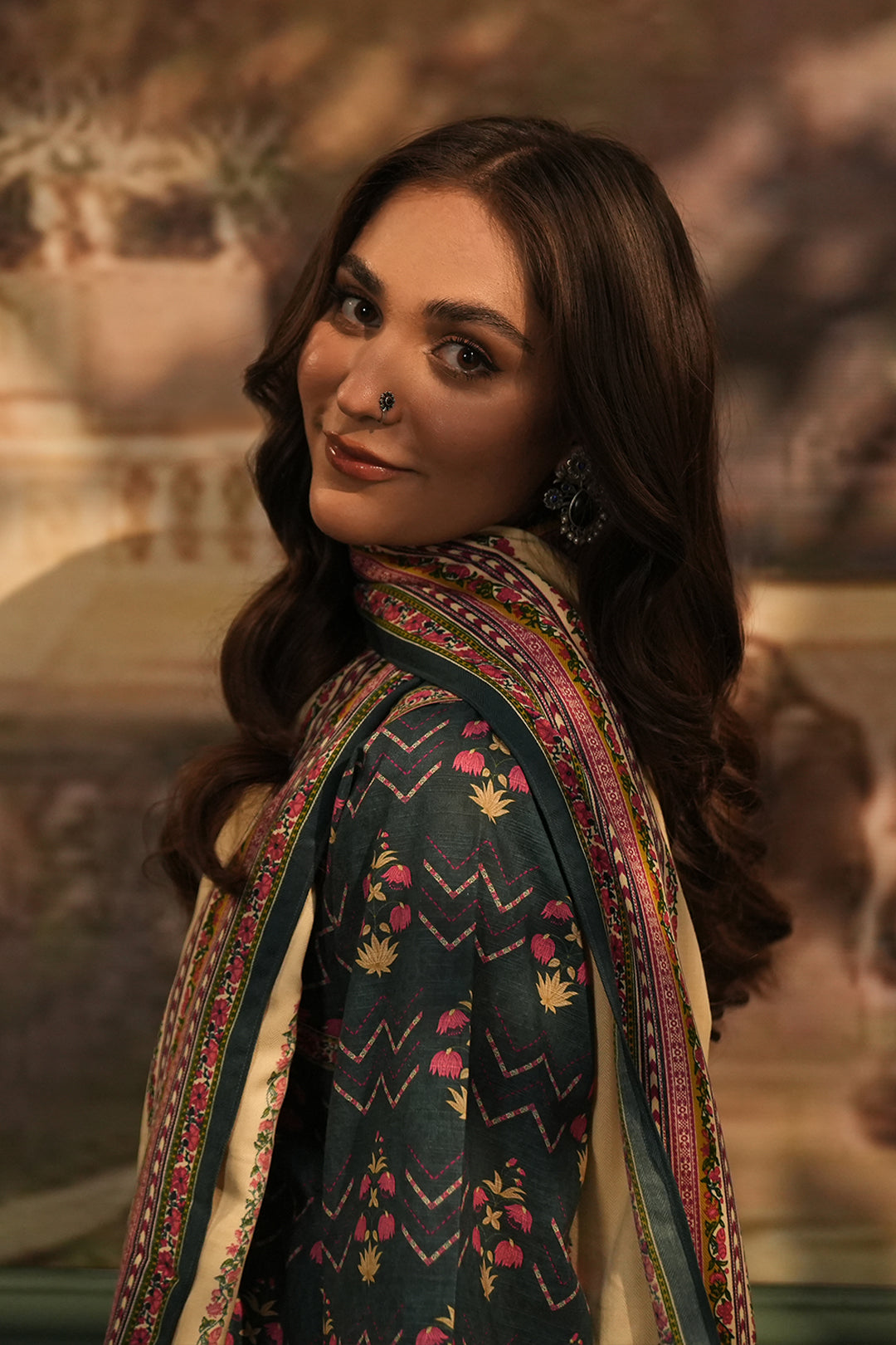 Zellbury | Unstitched 3 Piece Khaddar | Shirt Shalwar Shawl - 0459 - House Of Zarish