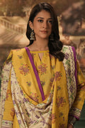 Zellbury | Unstitched 3 Piece Khaddar | Shirt Shalwar Dupatta - 0464 - House Of Zarish