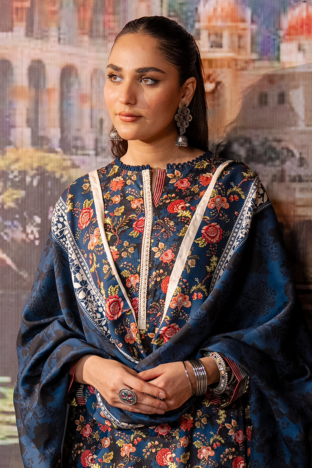 Zellbury | Unstitched 3 Piece Cotail | Shirt Shalwar Dupatta - 0470 - Libasekhas