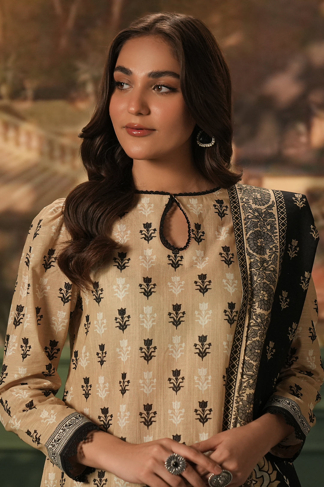 Zellbury | Unstitched 3 Piece Khaddar | Shirt Shalwar Dupatta - 0473 - House Of Zarish