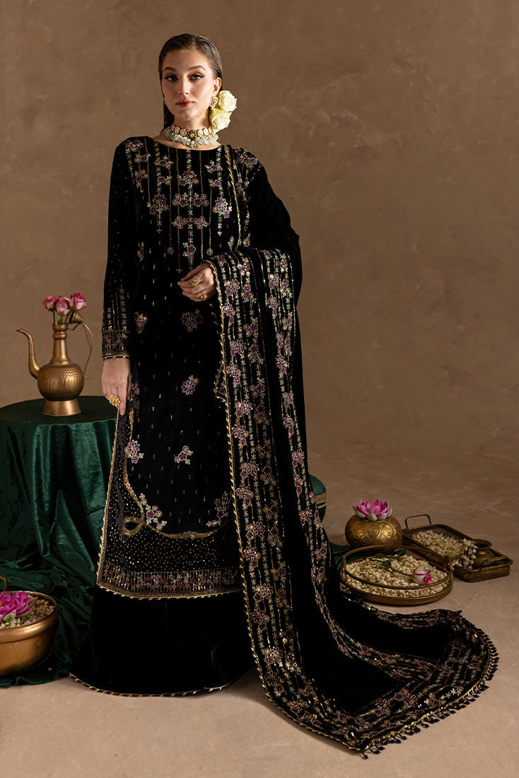 Marjjan | De Rose Velvet | MRV-09 (Black) - House Of Anaya