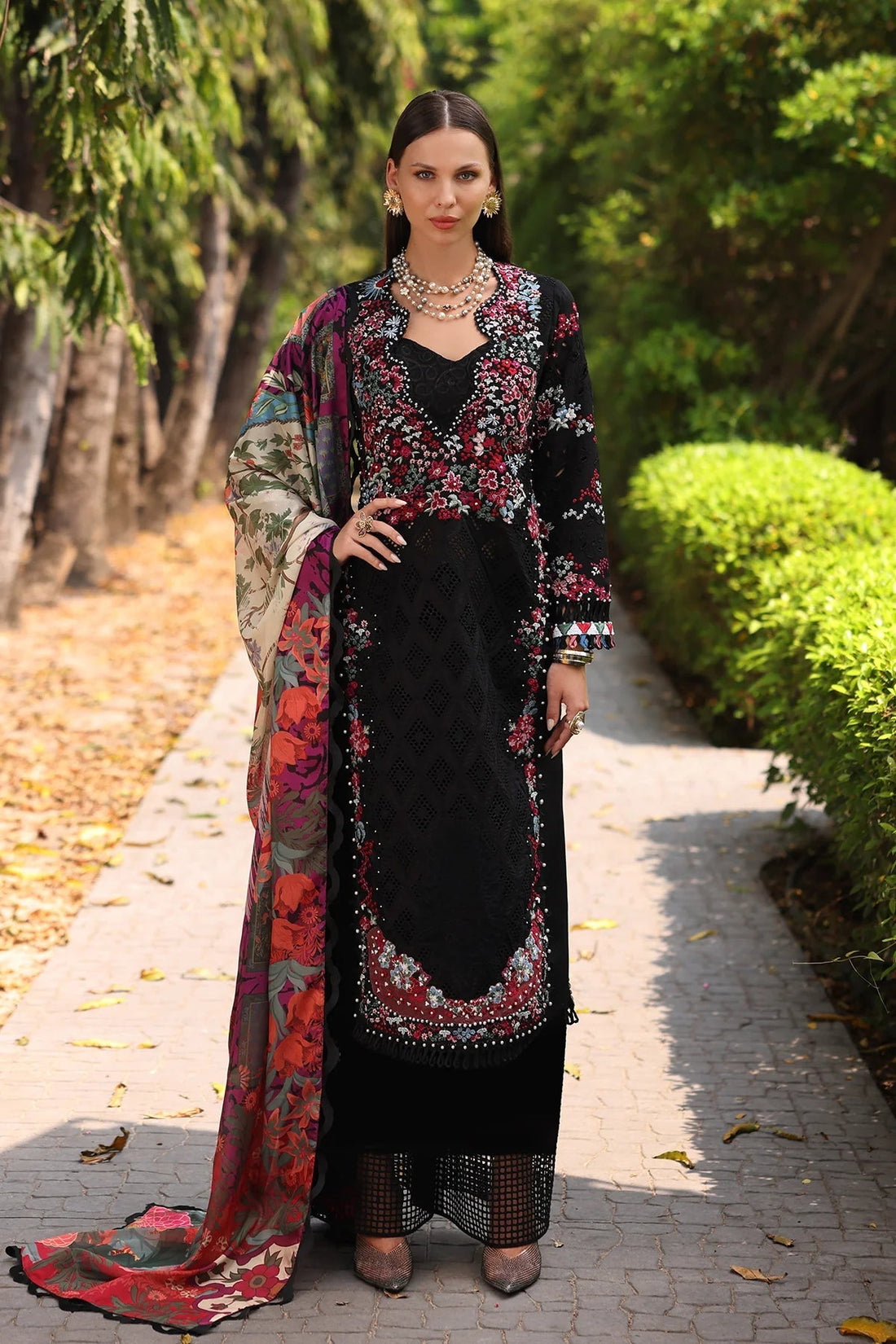 Afrozeh | Luxury Embroidered & Printed Lawn | Elva