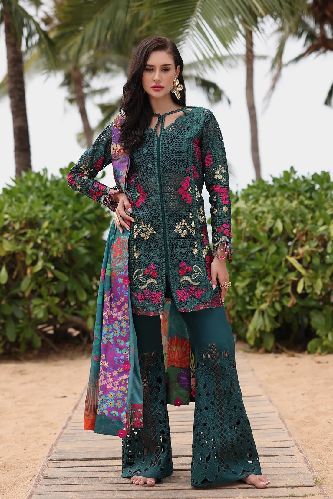 Afrozeh | Luxury Embroidered & Printed Lawn | Vermora