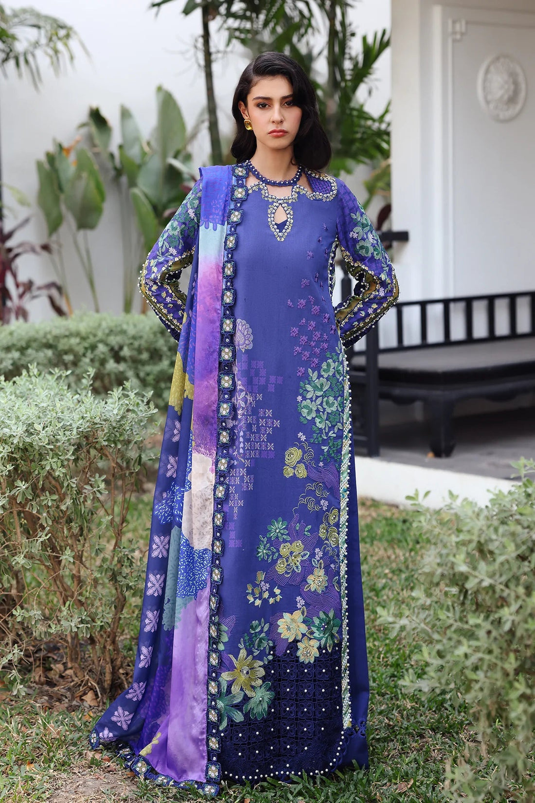 Afrozeh | Luxury Embroidered & Printed Lawn | Lumora