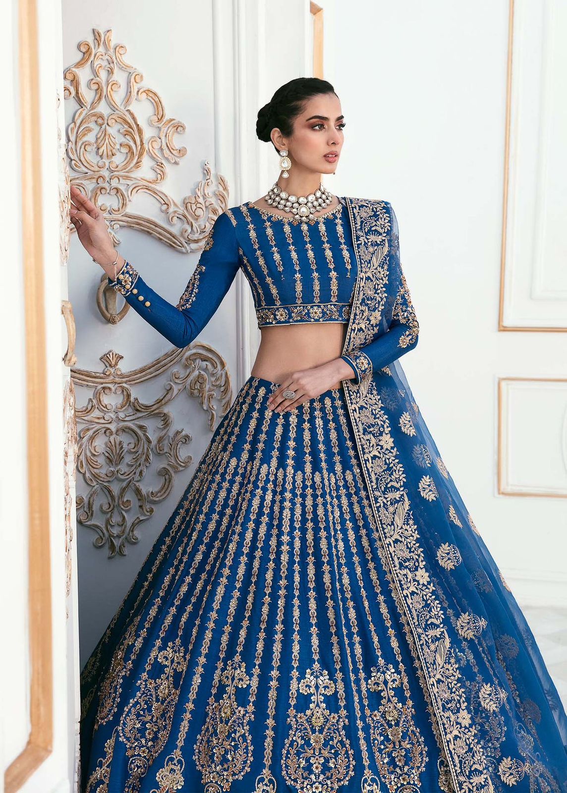 AKBAR ASLAM DYLA U-1452 FORMAL COLLECTION STITCHED - Riwayat-e-khas