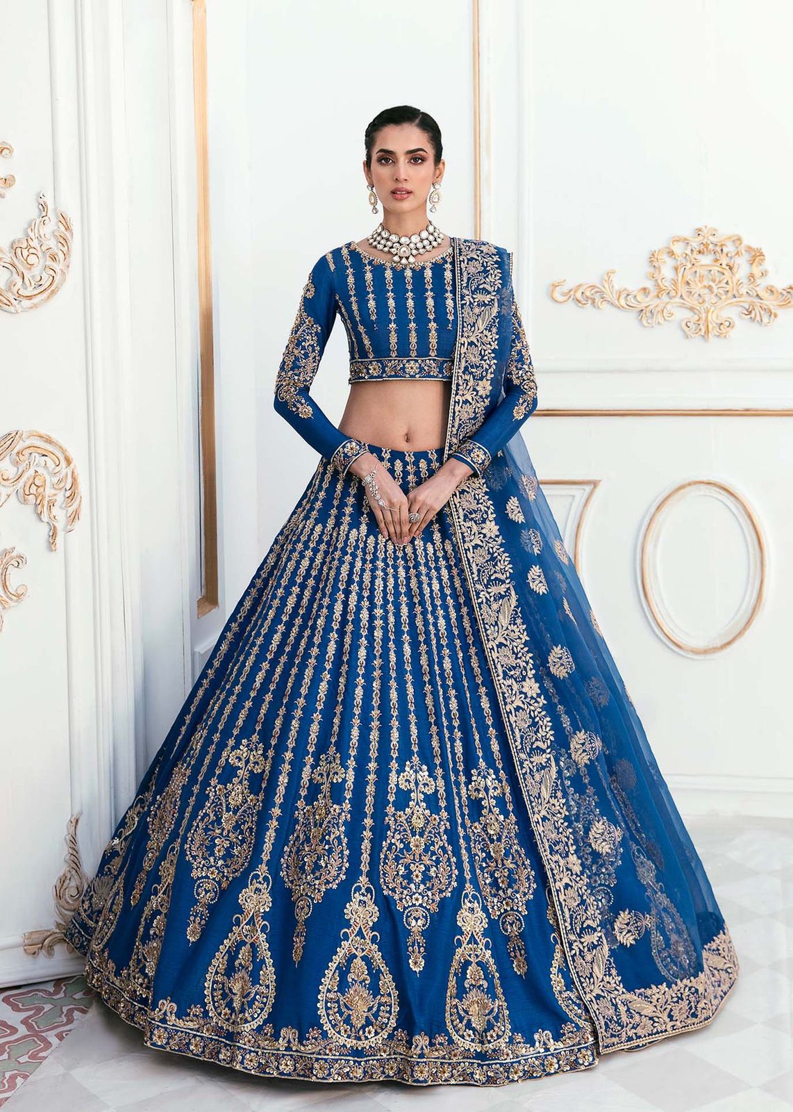 AKBAR ASLAM DYLA U-1452 FORMAL COLLECTION STITCHED - Riwayat-e-khas