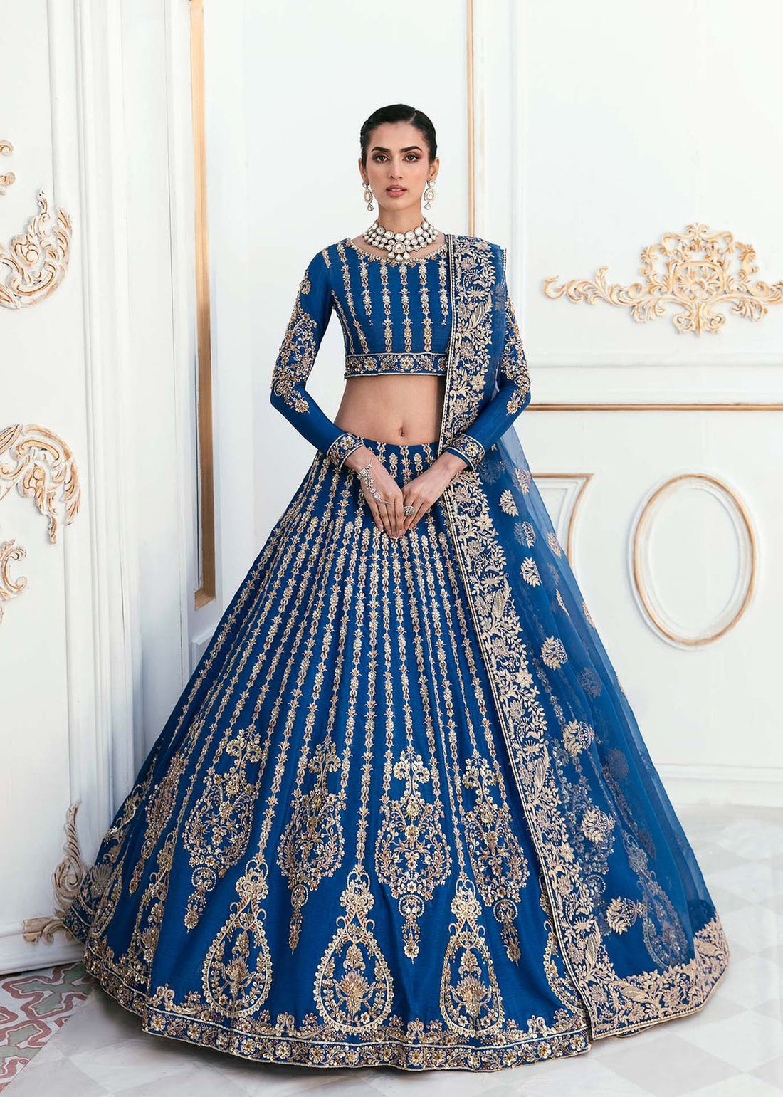 AKBAR ASLAM DYLA U-1452 FORMAL COLLECTION STITCHED - Riwayat-e-khas