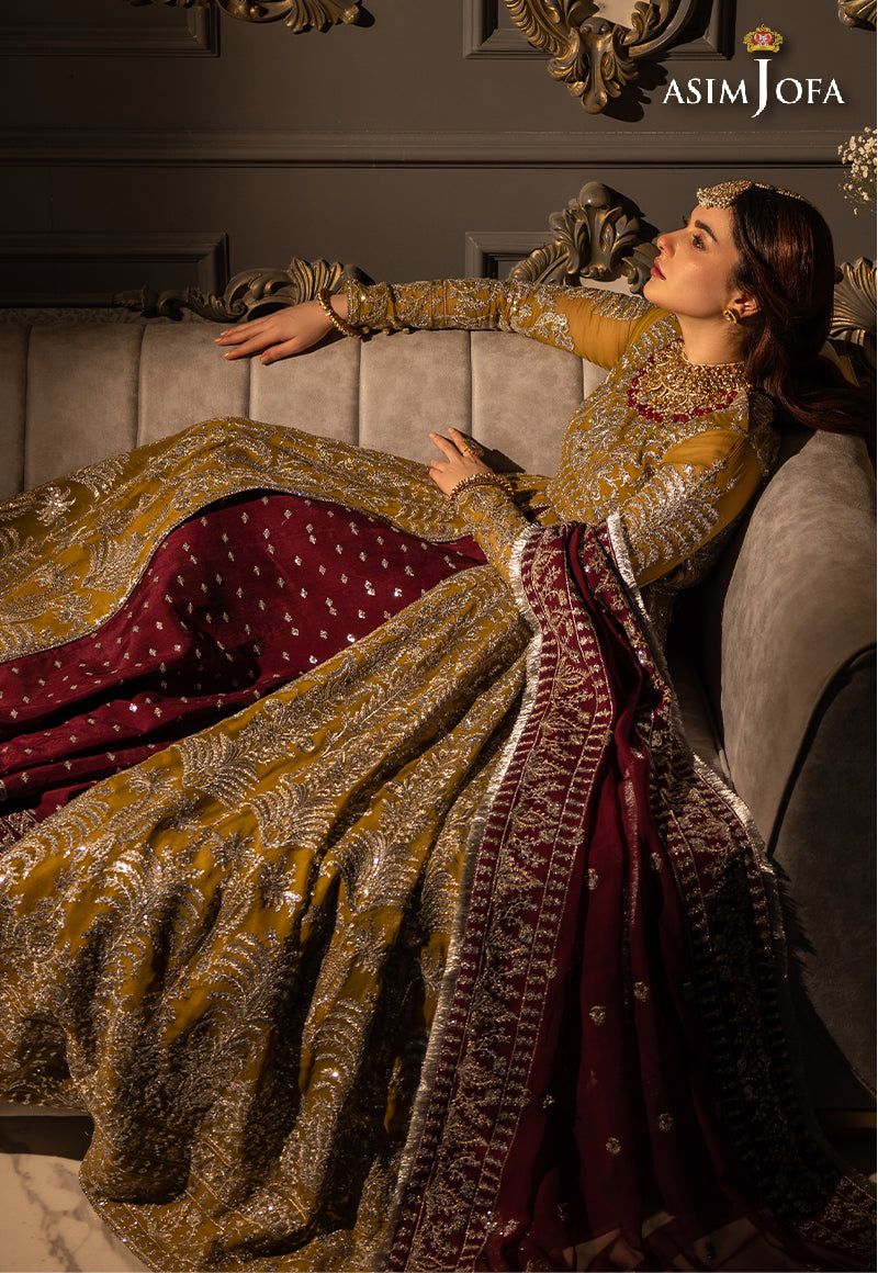 ASIM JOFA LUXUR PRET AJHJ-22 STITCHED - Riwayat-e-khas