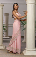 Embroidered Saree - Riwayat-e-khas