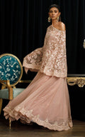 Organza Cape with Skirt - Riwayat-e-khas