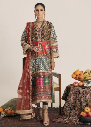 Black Paisley Silk - Riwayat-e-khas