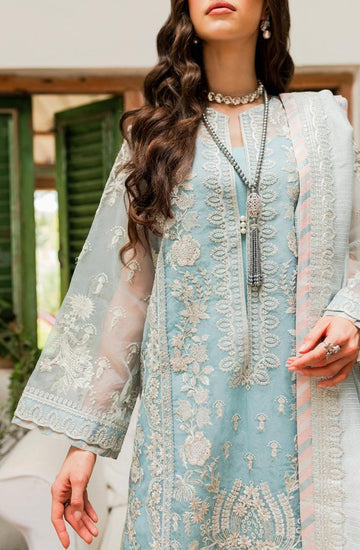 Maryum N Maria | Sorina Luxury Chiffon 23 | Sky Light (MW23-502) - House Of Anaya