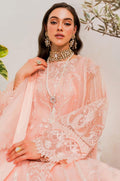 Maryum N Maria | Sorina Luxury Chiffon 23 | Peach Parfait (MW23-505) - House Of Anaya