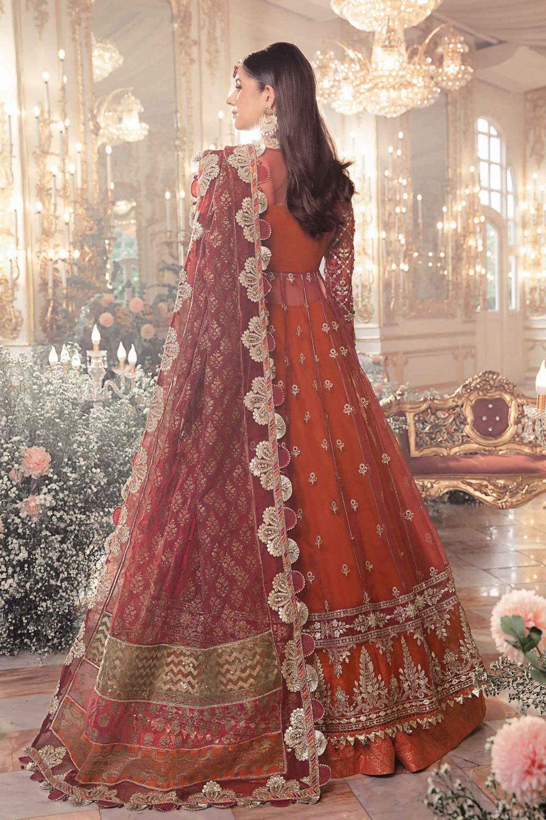 Maria B - Maroon BD-2705 - House of Zarish