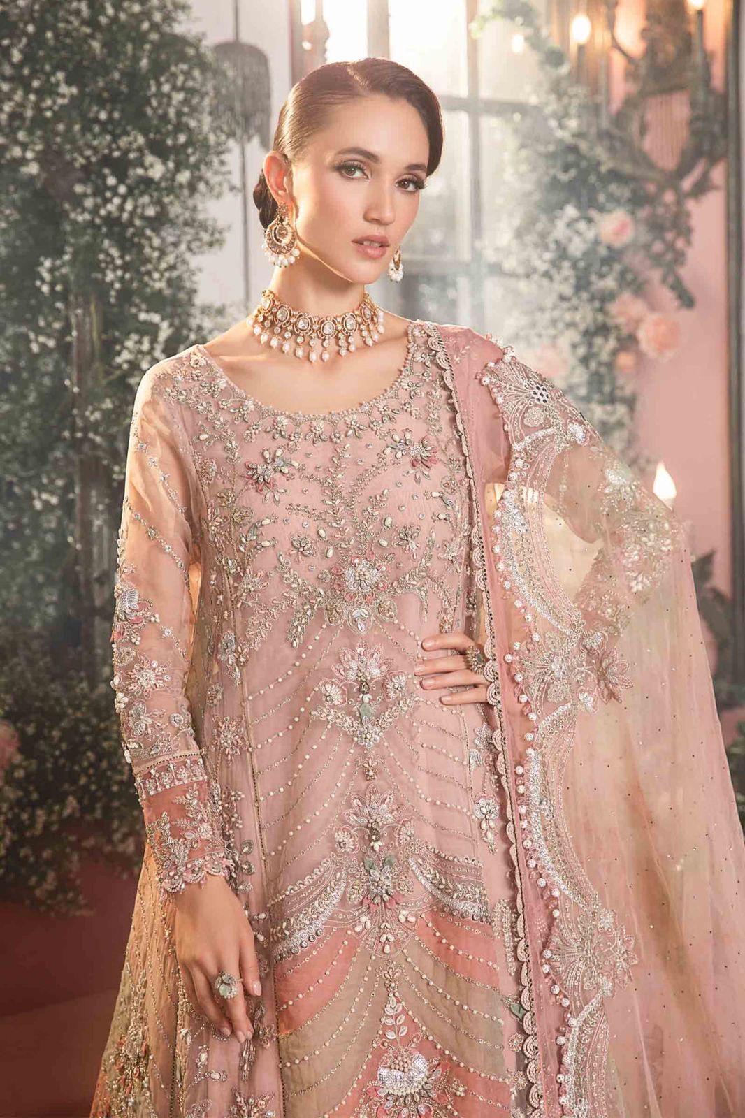 Maria B - Pastel Pink BD-2706 - House of Zarish