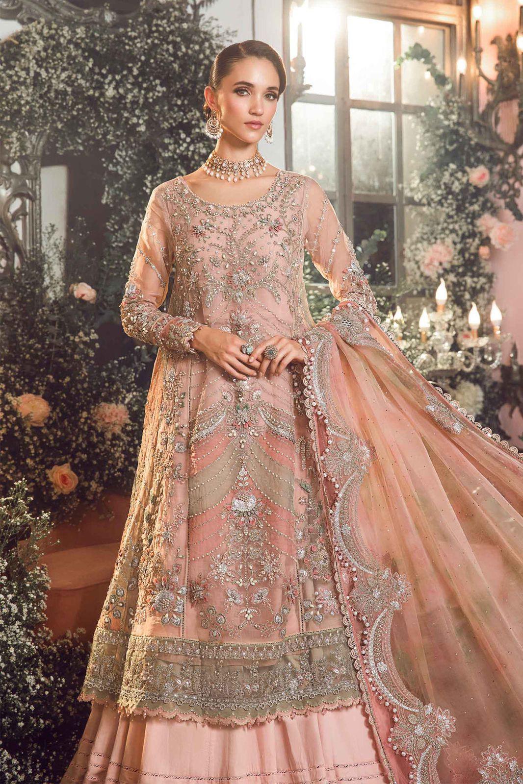Maria B - Pastel Pink BD-2706 - House of Zarish