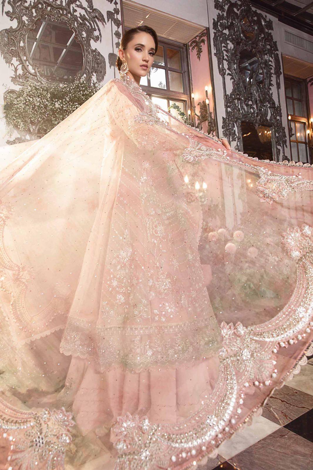 Maria B - Pastel Pink BD-2706 - House of Zarish