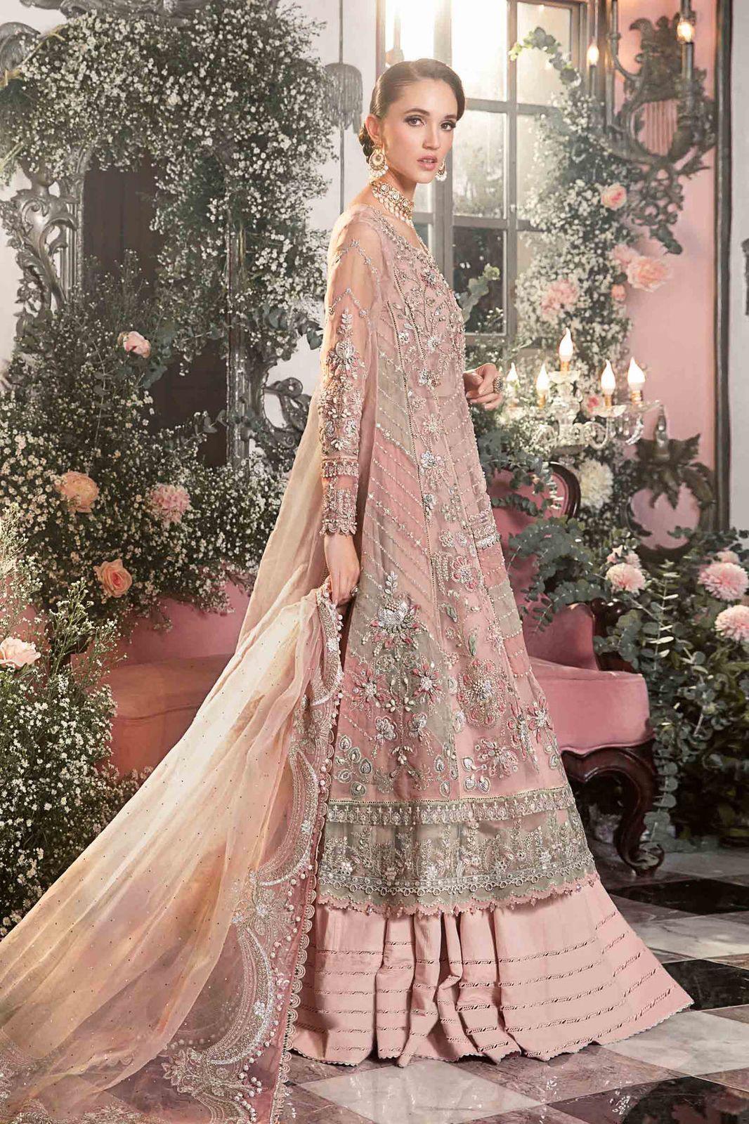 Maria B - Pastel Pink BD-2706 - House of Zarish