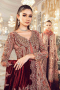 Maria B - Salmon Pink BD-2701 - House of Zarish