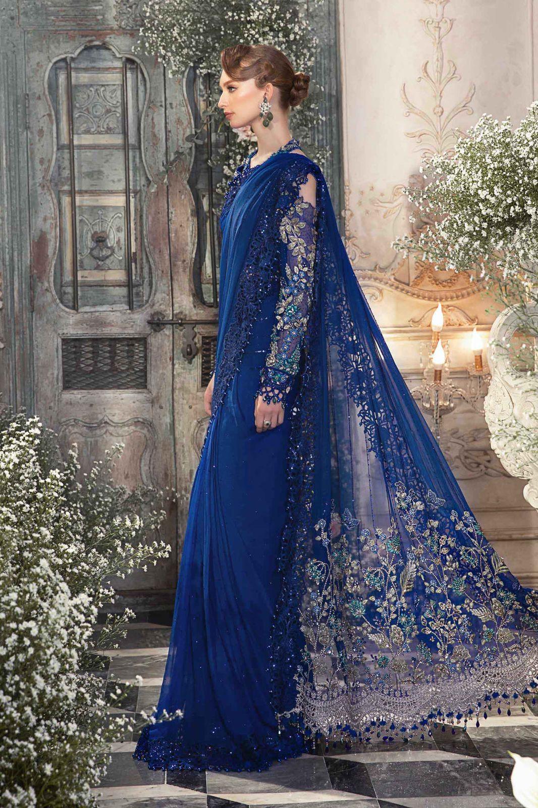 Maria B - Cobalt Blue BD-2704 - House of Zarish