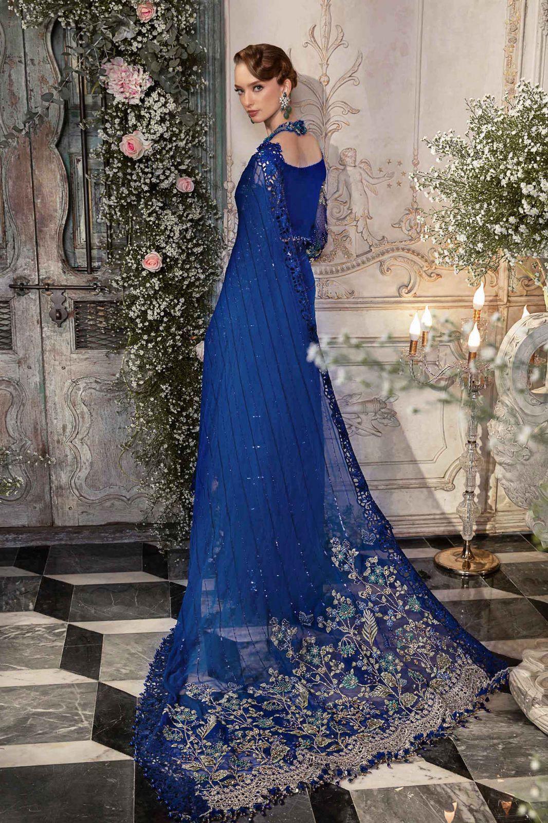 Maria B - Cobalt Blue BD-2704 - House of Zarish