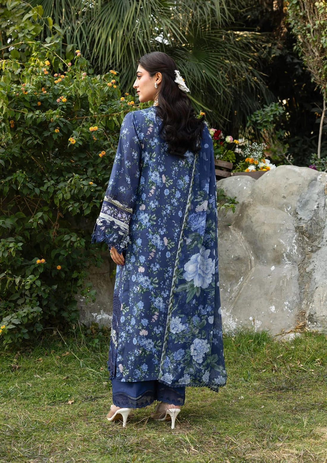Elaf Premium |CHIKANKARI PRINTS 26 | ERC-3B NEEL