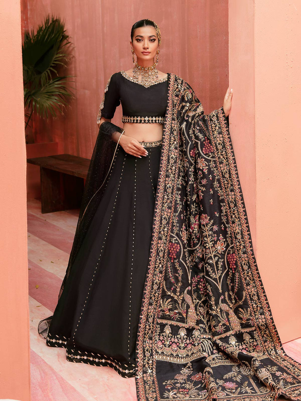 Gulaal | Wedding Formals | MAYAL GL-WS-22V1-32 (LEHNGA AND CHOLI) - House Of Anaya