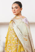 Zellbury | Unstitched 3 Piece Cambric | Embroidered Shirt Shalwar Dupatta - 0156 - House Of Zarish