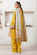 Zellbury | Unstitched 3 Piece Cambric | Embroidered Shirt Shalwar Dupatta - 0156 - Libasekhas