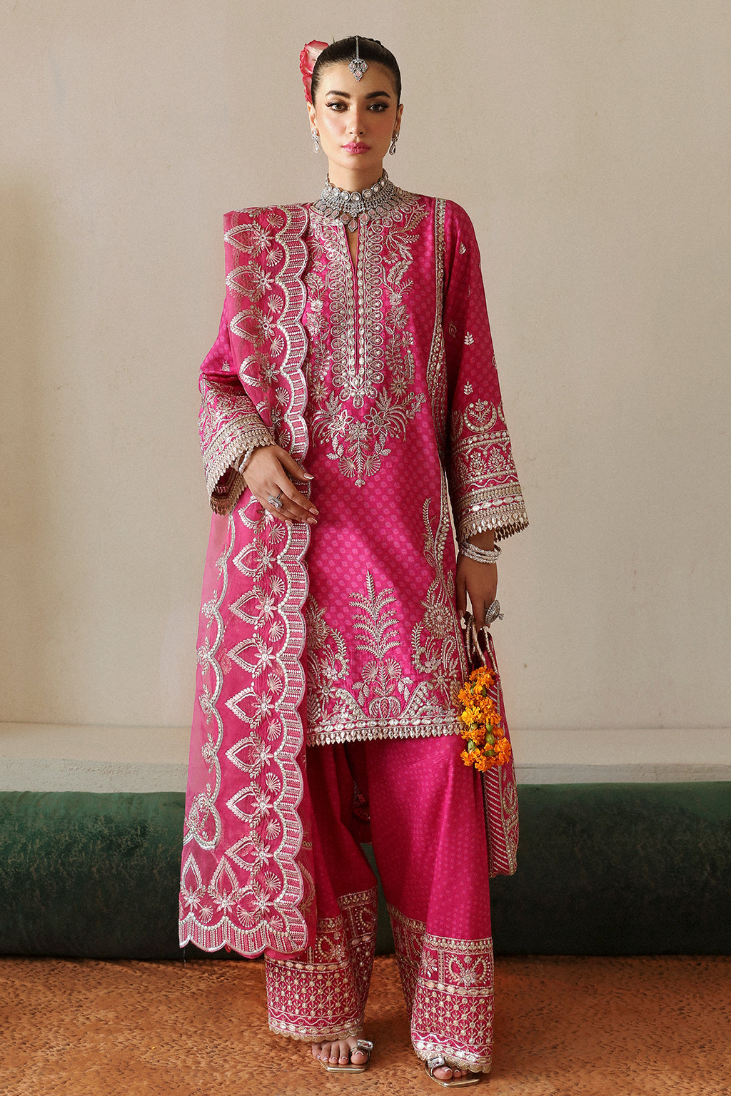 Afrozeh Shehnai Wedding Formal 3Pc Suit AFS-24-06 Yasmin