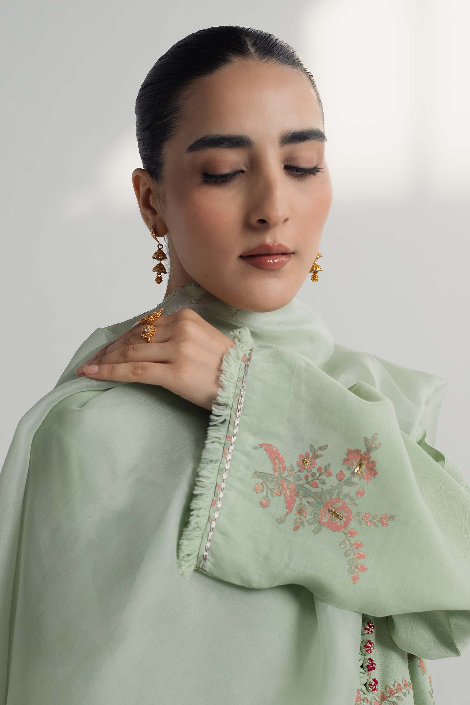 Zara Shahjahan | Handcrafted Suits | ZHC-047 - House Of Anaya