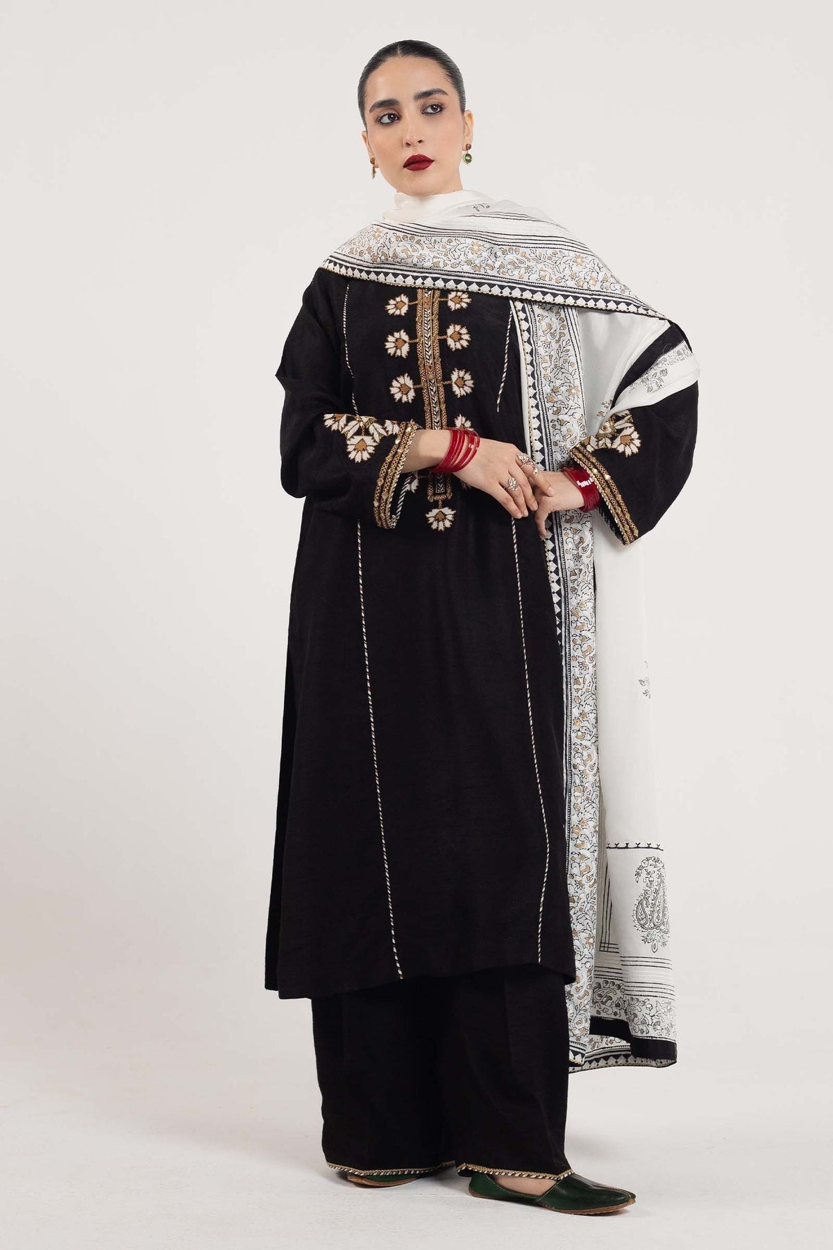 Zara Shahjahan | Handcrafted Suits | ZHC-048 - House Of Anaya