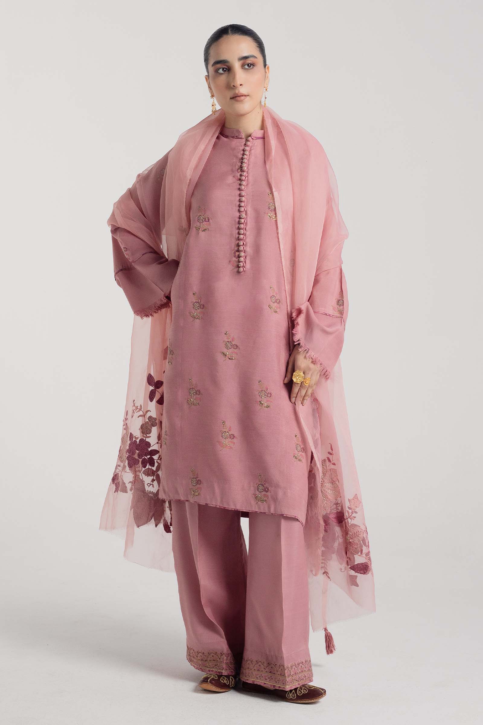 Zara Shahjahan | Handcrafted Suits | ZHC-050 - House Of Anaya