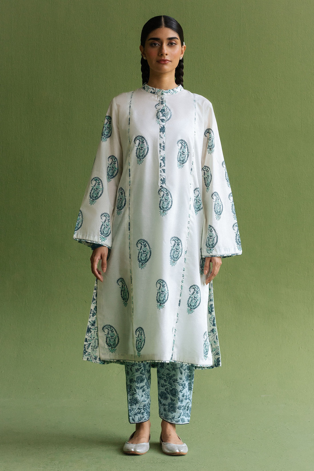Zara Shahjahan | Handcrafted Suits | ZHC-054 - House Of Anaya