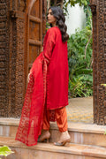 Zellbury | Summer Pret | Embroidered Kurta Dupatta Trouser - 3222 - House Of Zarish