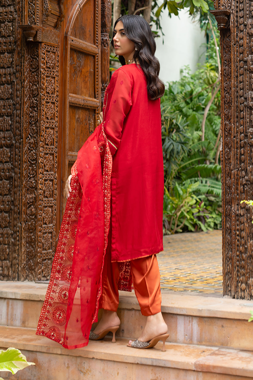 Zellbury | Summer Pret | Embroidered Kurta Dupatta Trouser - 3222 - House Of Zarish