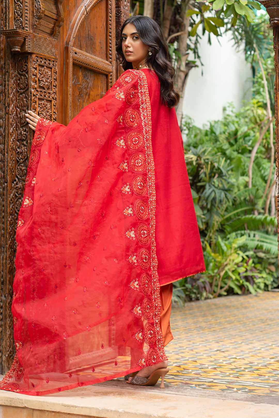 Zellbury | Summer Pret | Embroidered Kurta Dupatta Trouser - 3222 - House Of Zarish