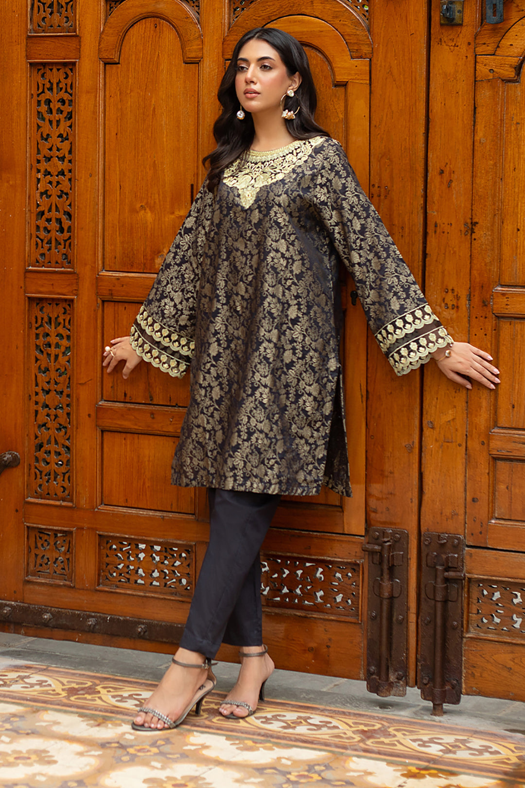 Zellbury | Summer Pret | Embroidered Kurta Trouser - 3265 - House Of Zarish