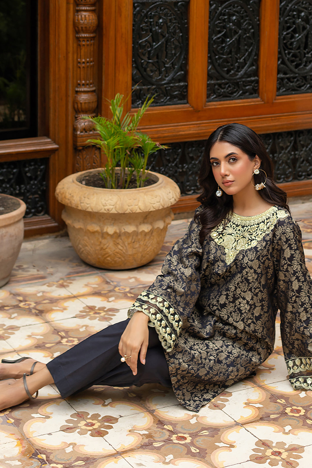 Zellbury | Summer Pret | Embroidered Kurta Trouser - 3265 - House Of Zarish