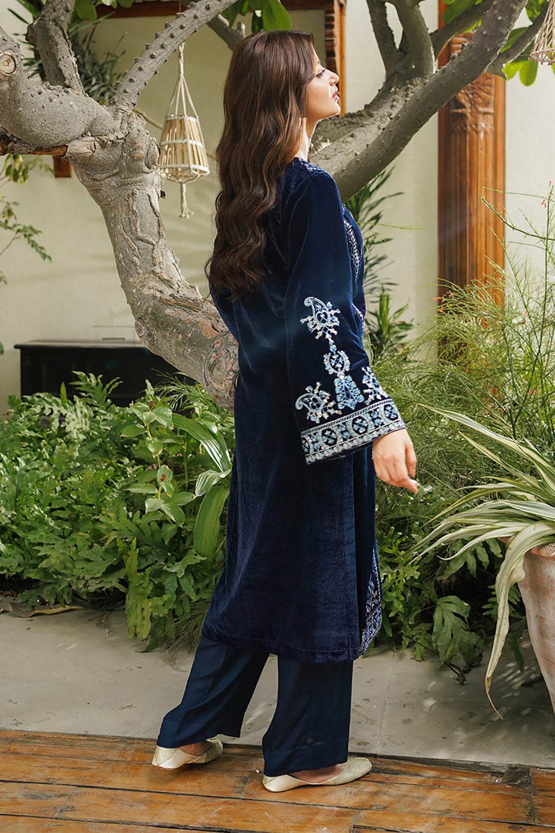 Zellbury | Winter Pret | Embroidered Kurta Trouser - 3276 - House Of Zarish