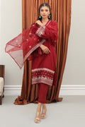 Zellbury | Winter Pret | Embroidered Kurta Dupatta Trouser - 3278 - Libasekhas