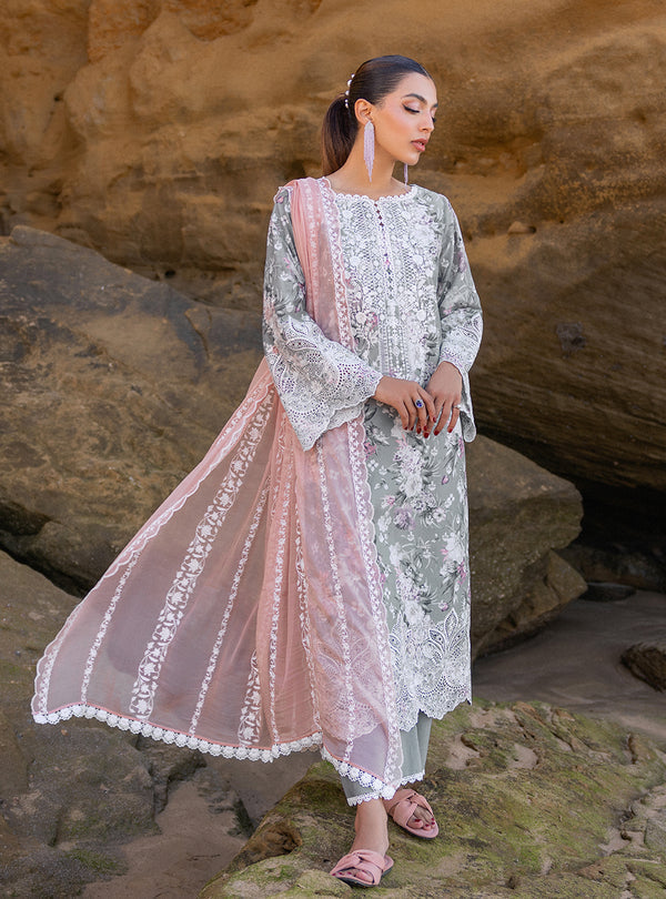 Zainab chottani | Luxury Chikankari 24 | LANA - 10A - House of Zarish