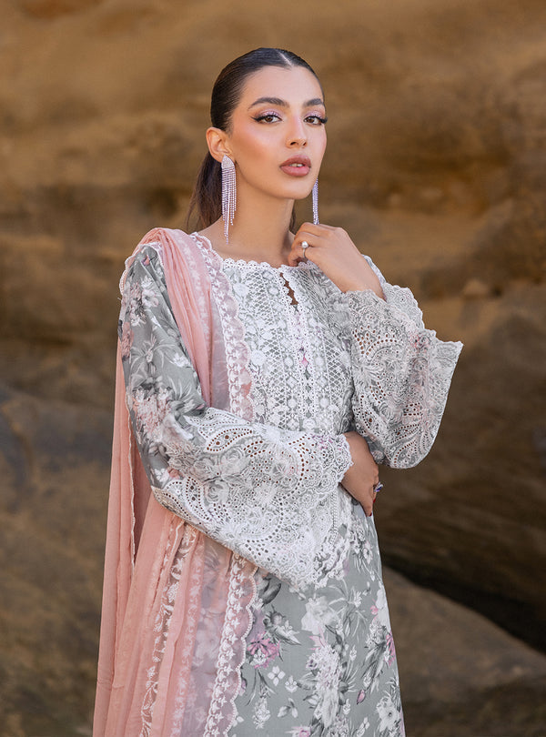 Zainab chottani | Luxury Chikankari 24 | LANA - 10A - House of Zarish