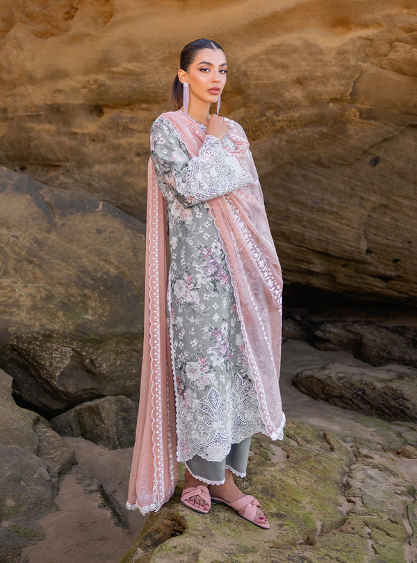 Zainab chottani | Luxury Chikankari 24 | LANA - 10A - House of Zarish