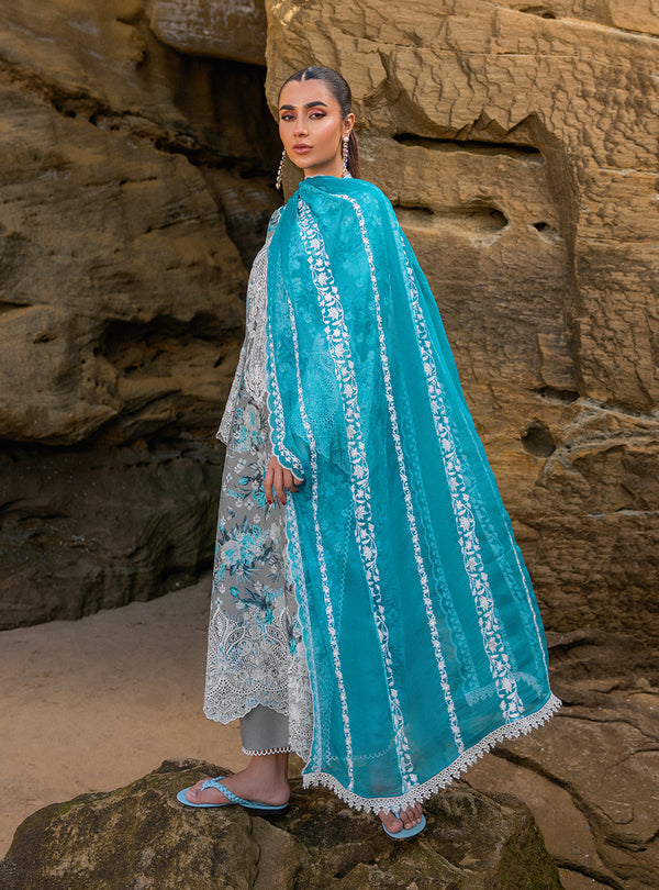 Zainab chottani | Luxury Chikankari 24 | LANA - 10B - House of Zarish