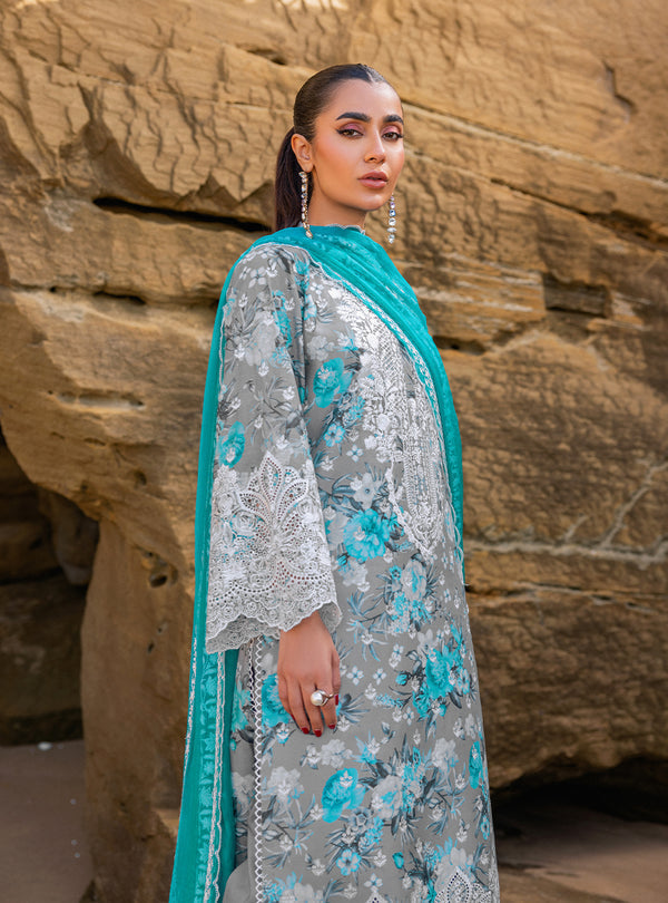 Zainab chottani | Luxury Chikankari 24 | LANA - 10B - House of Zarish