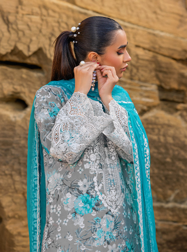 Zainab chottani | Luxury Chikankari 24 | LANA - 10B - House of Zarish