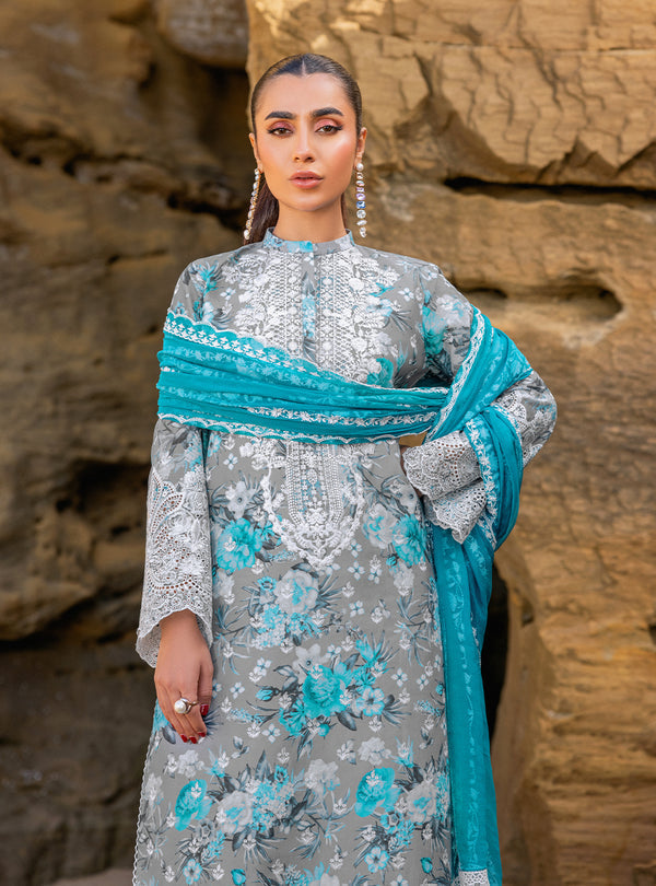 Zainab chottani | Luxury Chikankari 24 | LANA - 10B - House of Zarish
