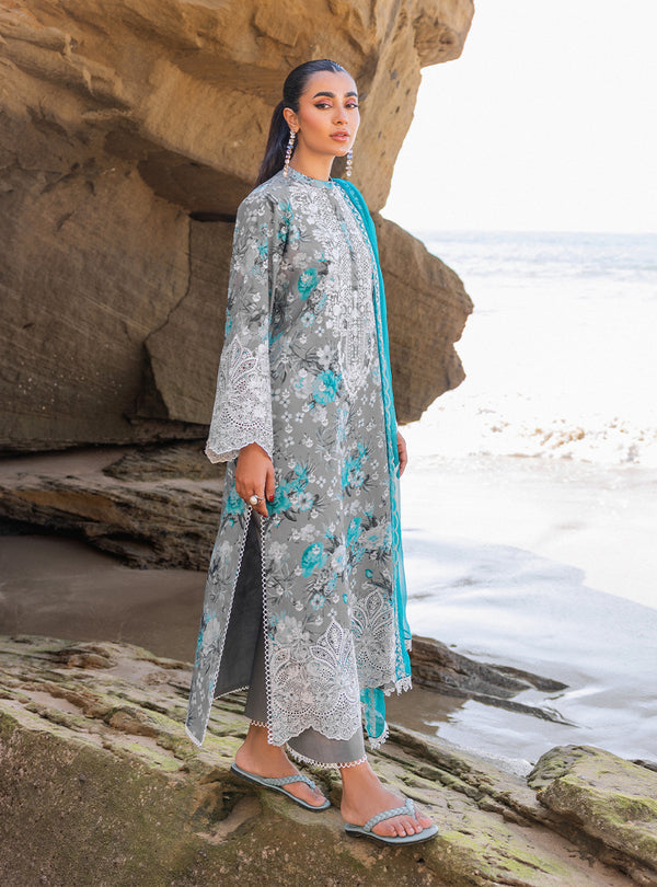 Zainab chottani | Luxury Chikankari 24 | LANA - 10B - House of Zarish