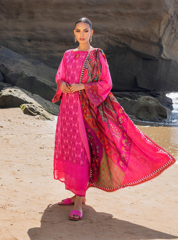 Zainab chottani | Luxury Chikankari 24 | LAALI - 6A - House of Zarish
